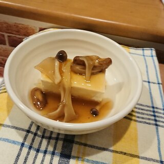 豆腐ときのこのあん♡